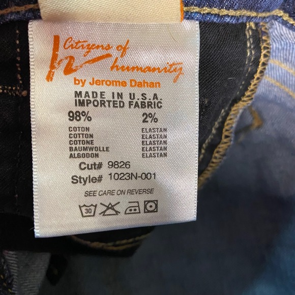 Citizens of Humanity Dita Petite Bootcut Jeans Medium Wash Denim Size 24 - Picture 10 of 12